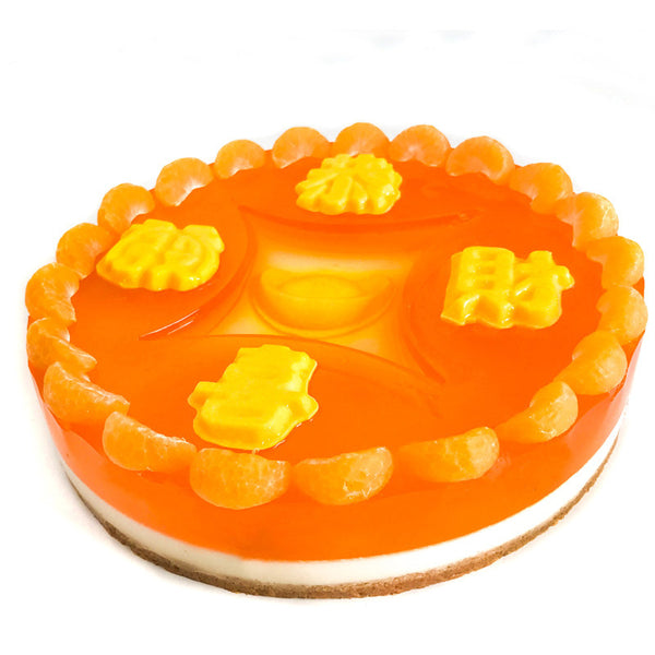 CNY Lucky Coin Jelly Cheesecake