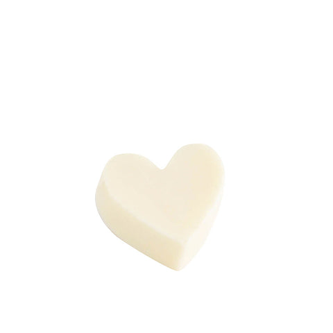 Small Heart Chocolate White - (incl GST)