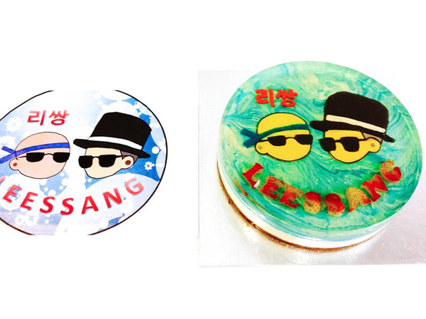 Hand-Drawn Cake for Leessang