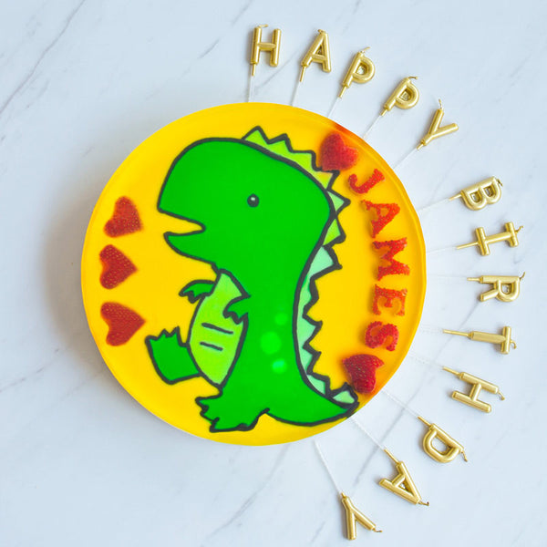 Hand-Drawn T.Rex with Customised Wordings (9inch)