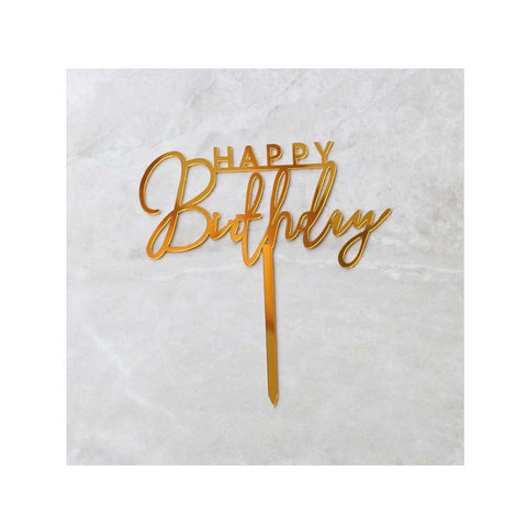 Acrylic Cake Topper - Happy Birthday Day (NEW)